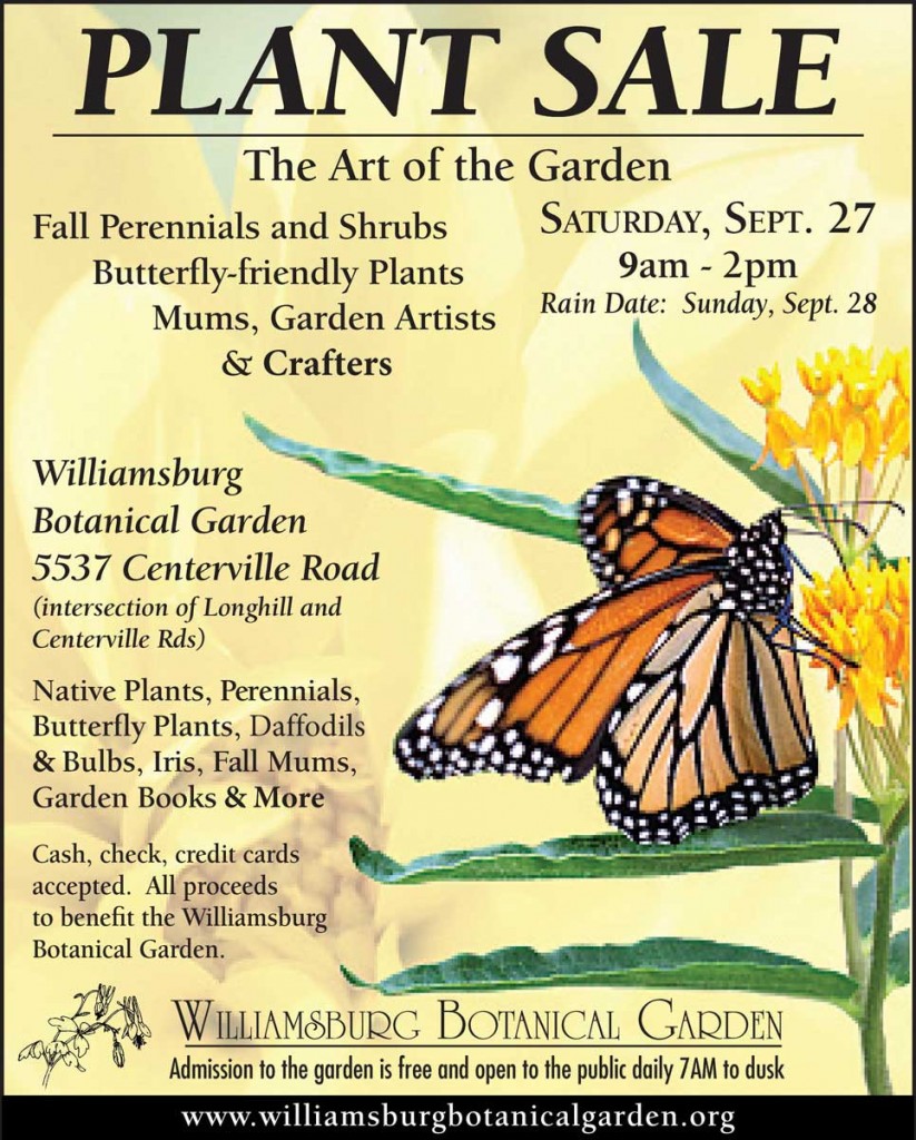 Plant_Sale_Flyer_2014 - Williamsburg Botanical Garden Weddings